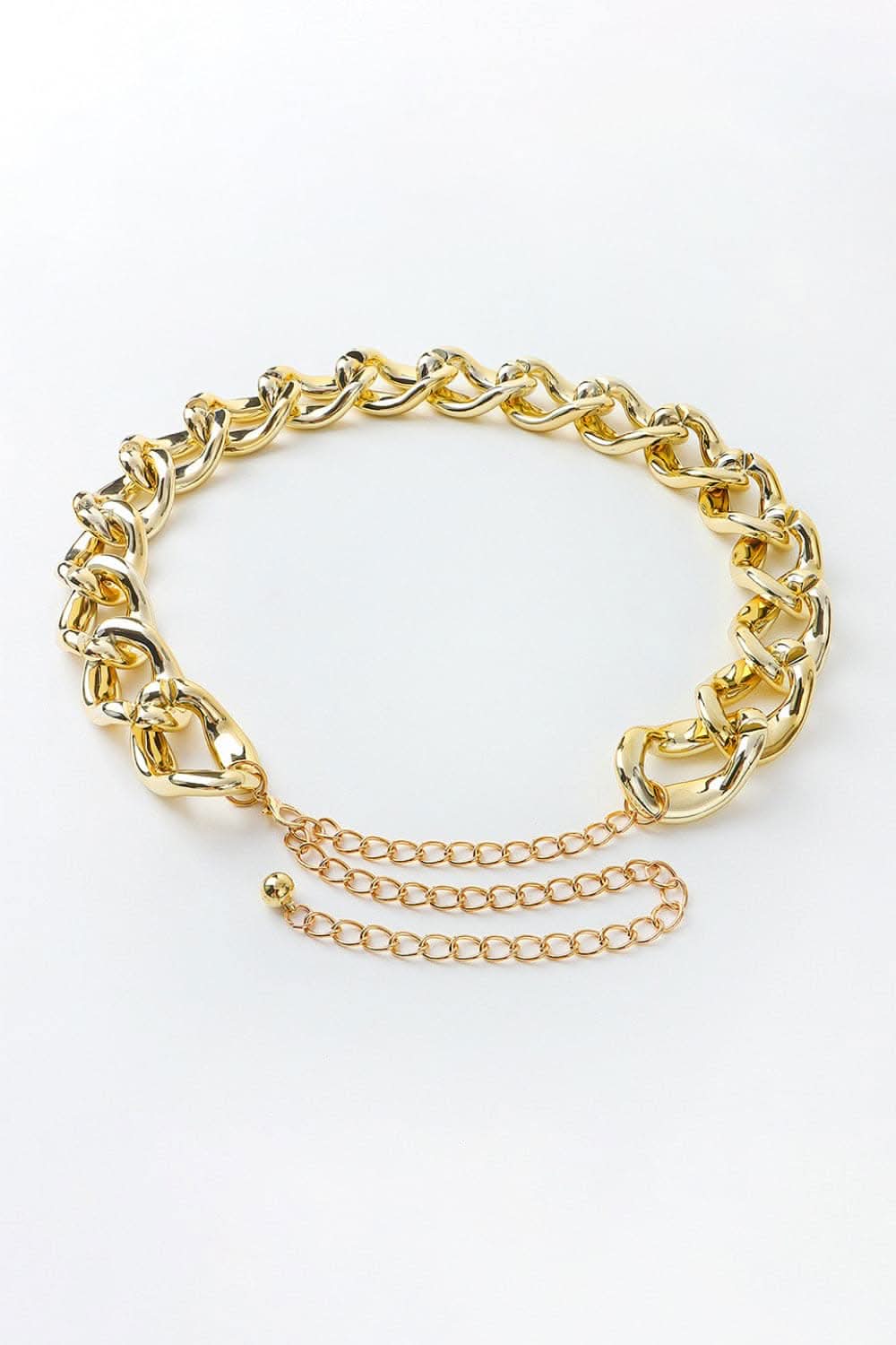 Chic acrylic curb chain belt 1.2" - Love Salve